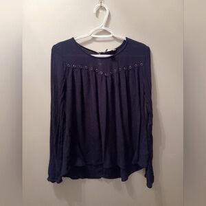 Women's XL Arizona Jean Company Black Long Sleeve Shirt